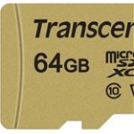 Card memorie Transcend Micro SDXC UHS-I Clasa 10 64GB + Adaptor