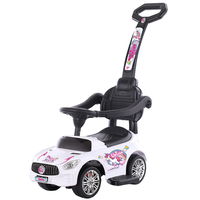 Masinuta copii de impins Chipolino Unicorn white cu maner si bara de siguranta detasabile spatiu de depozitare sub sezut suport pentru picioare recomandata copiilor cu varsta mai mare de 15 ani, CHIPOLINO