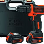 Wiertarko-wkrętarka Black&Decker BDCDD12KB 10.8 V 2 x akumulator 1.5 Ah, Black&Decker