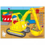 Set 4 puzzle-uri Vehicule (4, 6, 8, 12 piese), Galt