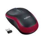Mouse Logitech M185 Wireless, 1000 DPI, rosu, Logitech