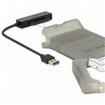 Adaptor USB 3.0 la SATA III pentru HDD 2.5" cu carcasa protectie, Delock 62742