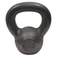 Kettlebell Otel - 4 Kg, Negru