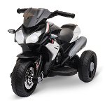 HOMCOM Motocicletă Electrică pentru Copii 3-6 Ani, Max 25 kg, 6V, Viteză 3km/h, Design Sportiv, Negru | Aosom Romania, HOMCOM