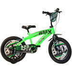 Bicicleta copii Dino Bikes 16" BMX negru cu verde