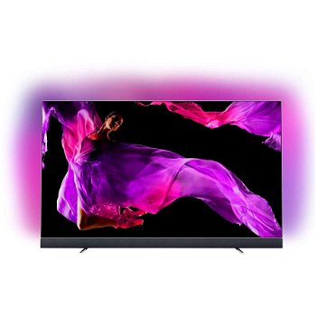 Televizor LED Philips Smart TV Android OLED 65OLED903/12 Seria OLED903/12 164cm negru 4K UHD HDR Ambilight cu 3 laturi