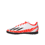 adidas Performance, Pantofi pentru fotbal Speedportal Messi 4 FXG, Negru, Portocaliu mandarina, 38 2/3 EU