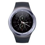 Smartwatch Techstar® Y1, Display 1.54", Compatibil Android si IOS, Bluetooth, Pedometru, SIM, MicroSD