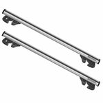 Bare transversale Menabo Jackson Silver pentru Toyota Avensis (T250) Wagon 2006-2009