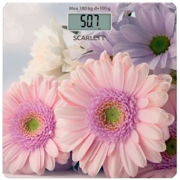 Cantar electronic SC-BS33E049 pentru masurarea greutatii corporale, 180 kg, Roz, Digital