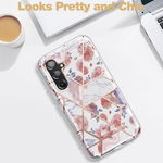 Carcasa 360 grade TECH-PROTECT Velar compatibila cu Samsung Galaxy A54 5G, Protectie display, Marble, TECH-PROTECT