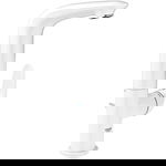 Baterie lavoar Grohe Eurostyle 23718LS3, 3/8'', marimea L, monocomanda, pivotanta, evacuare cu tija, alb