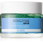Revolution Skincare Blemish Tea Tree & Hydroxycinnamic Acid masca -efect calmant pentru tenul gras, predispus la acnee 50 ml, Revolution Skincare