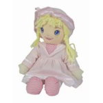 Papusa Soft - My love Dolly cu hainute roz 33cm, Simba, 