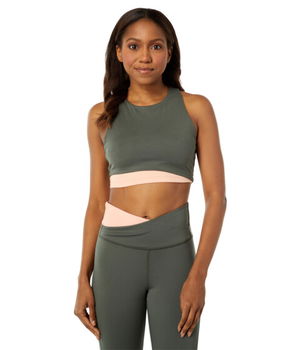 Imbracaminte Femei THRIVE SOCIETE Crescent Racerback Bra GrassPeach, THRIVE SOCIETE