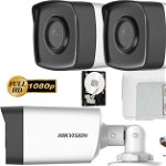 Kit complet supraveghere Hikvision 4 camere FullHD,IR 40m, HDD 1 TB, HIKVISIONKIT