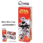 Cutie depozitare metal Star Wars, 29,5x10,5x7cm, rosu