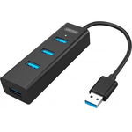 UNITEK Hub USB Unitek Y-3089, pasiv, 4 USB 3.0, 1x micro USB, Negru, UNITEK