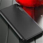 Husa Eco Leather View compatibila cu Samsung Galaxy A24 4G Black, OEM