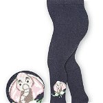 Ciorapi bebelusi bumbac jeans cu elefant Steven S071-345, Steven