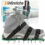 Set 2 sandale pentru aerarea gazonului Hinrichs, polipropilena/meta, verde/argintiu, 30 x 13,3 cm