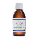 Ultra Pure Cod Liver Oil 1025 | Aroma de lamaie| 200ml | Vital Nutrients, Vital Nutrients