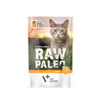 Hrana umeda pentru pisici sterilizate, RAW PALEO CAT, carne de curcan, 100 g, VET EXPERT