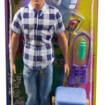 Papusa Barbie - Camping Ken, cu accesorii