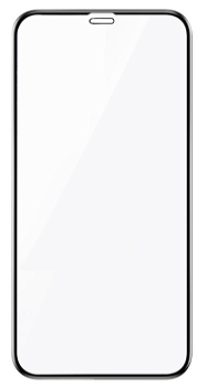 Folie iPhone 11 Pro Max / Xs Max Lemontti Sticla Full Fit Black (1 fata, 9H, 0.33mm)