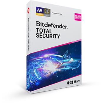 Antivirus BitDefender Total Security Multi-Device 2021 5 Dispozitive 1 An Licenta noua Retail Box