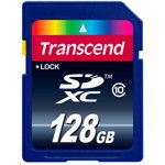 SDXC 128GB 200x Class10, Transcend