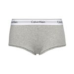 CALVIN KLEIN, Chiloti hipster cu banda logo in talie, Gri deschis melange, S