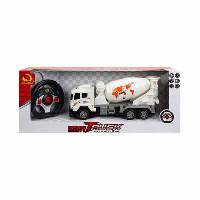 Camion cu macara si telecomanda, Suncon, 1:32, Rosu, Suncon