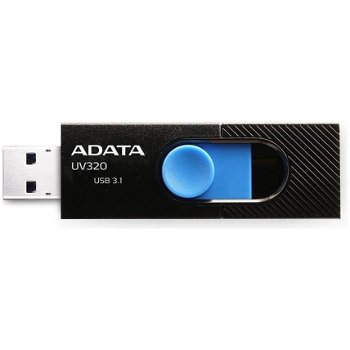 USB Flash Drive ADATA 16Gb, UV320, USB3.1, albastru/negru