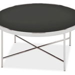 Masa de cafea Cupio 2 negru 82 cm/ 40 cm inaltime, liderfurniture.ro