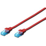 Patch Cord Digitus by Assmann DK-1512-0025/BL, U/UTP, Cat5e, 0.25m, Black
