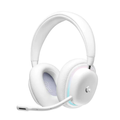 Casti cu microfon Logitech G735, USB Wireless, White