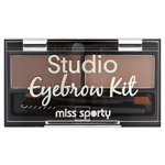 Fard sprancene Miss Sporty Studio Eyebrow Brown, 2.4 g Fard sprancene Miss Sporty Studio Eyebrow Brown, 2.4 g