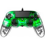 Controller cu fir Nacon Light pentru Playstation 4, Verde