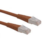 Cablu de retea S/FTP (PiMF) Cat.6 maro 15m, Roline 21.15.1398