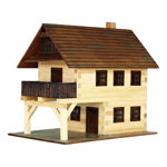 Set constructie arhitectura Primarie medievala, 194 piese din lemn, Walachia, Walachia
