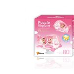 Puzzle 3D din plastic Pintoo - Airplane Puzzle - Romantic Holidays in Europe, 80 piese (E5184), Pintoo