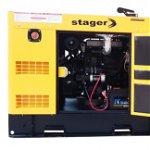 Generator curent diesel trifazic insonorizat Stager YDY15S3-E, 4 Timpi, 15KVA, 50HZ, 