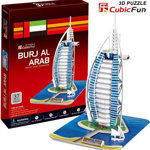 Clădirea Cubicfun Buraj Al. Saudi Puzzle 3D (01037), 