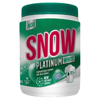 Pudra pentru indepartarea petelor SNOW Platinum White, 400g