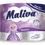 Hartie Igienica Maliva Romance Parfumata 4 role/bax, 3 straturi, 17 m, Maliva