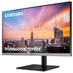 Monitor LED IPS Samsung 23.8", Full HD, HDMI, FreeSync, Negru/Gri