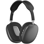 Casti over-ear wireless P9, Bluetooth 5.0, Bass, 40mm, AUX, Radio FM, Black, NYTRO