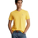 Imbracaminte Barbati Polo Ralph Lauren Classic Fit Jersey V-Neck T-Shirt Yellow, Polo Ralph Lauren