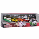Simba - Set vehicule Majorette Volkswagen , 5 masinute, In cutie cadou, Multicolor